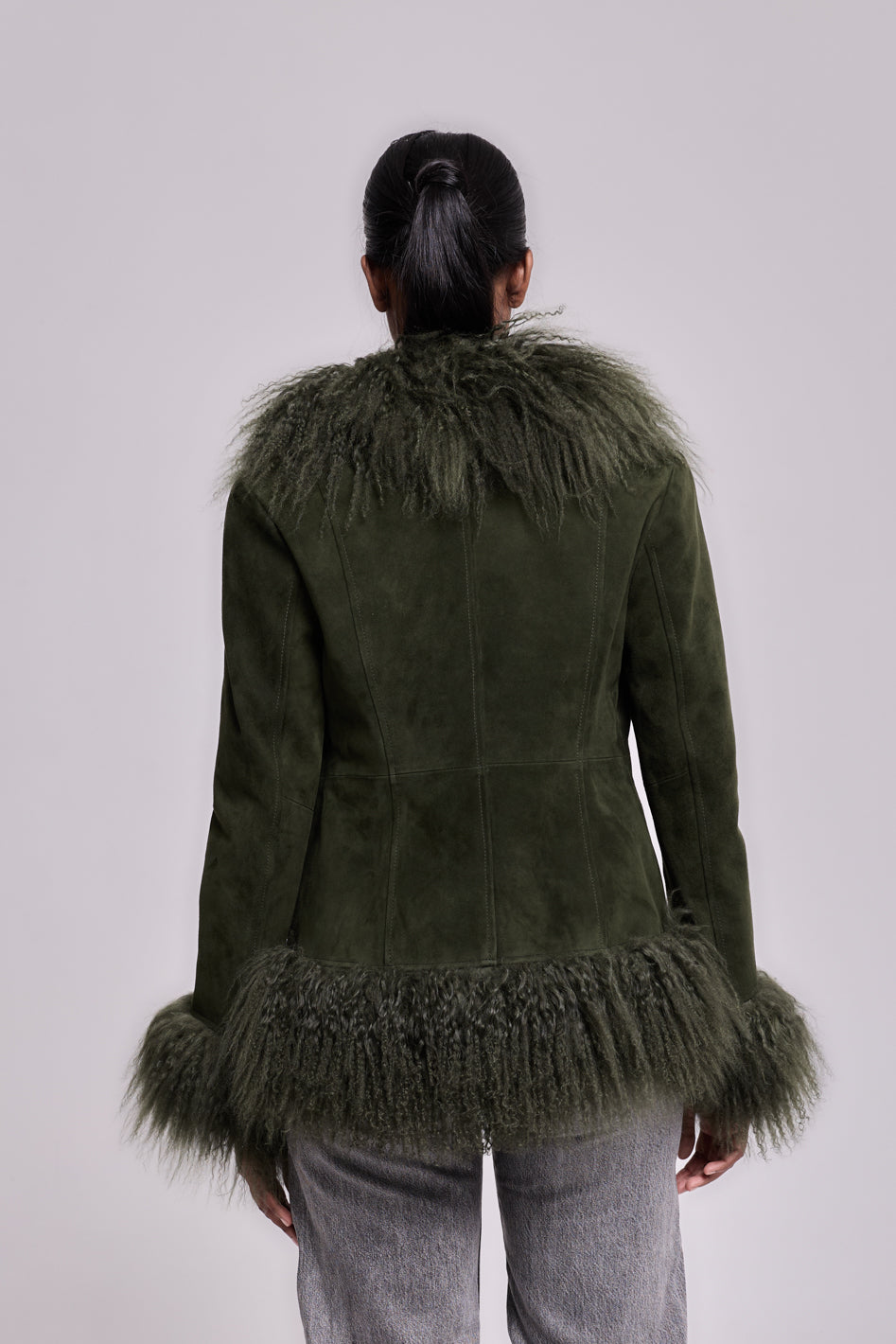 Chaqueta Ante Mongolia VERDE