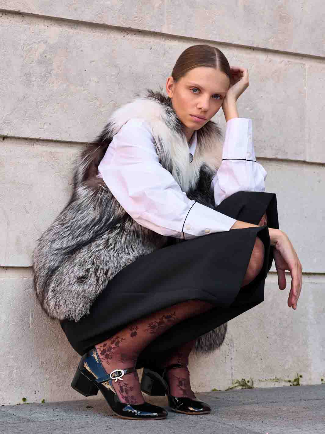 Plantiumfuchsweste - natürliche Farbe