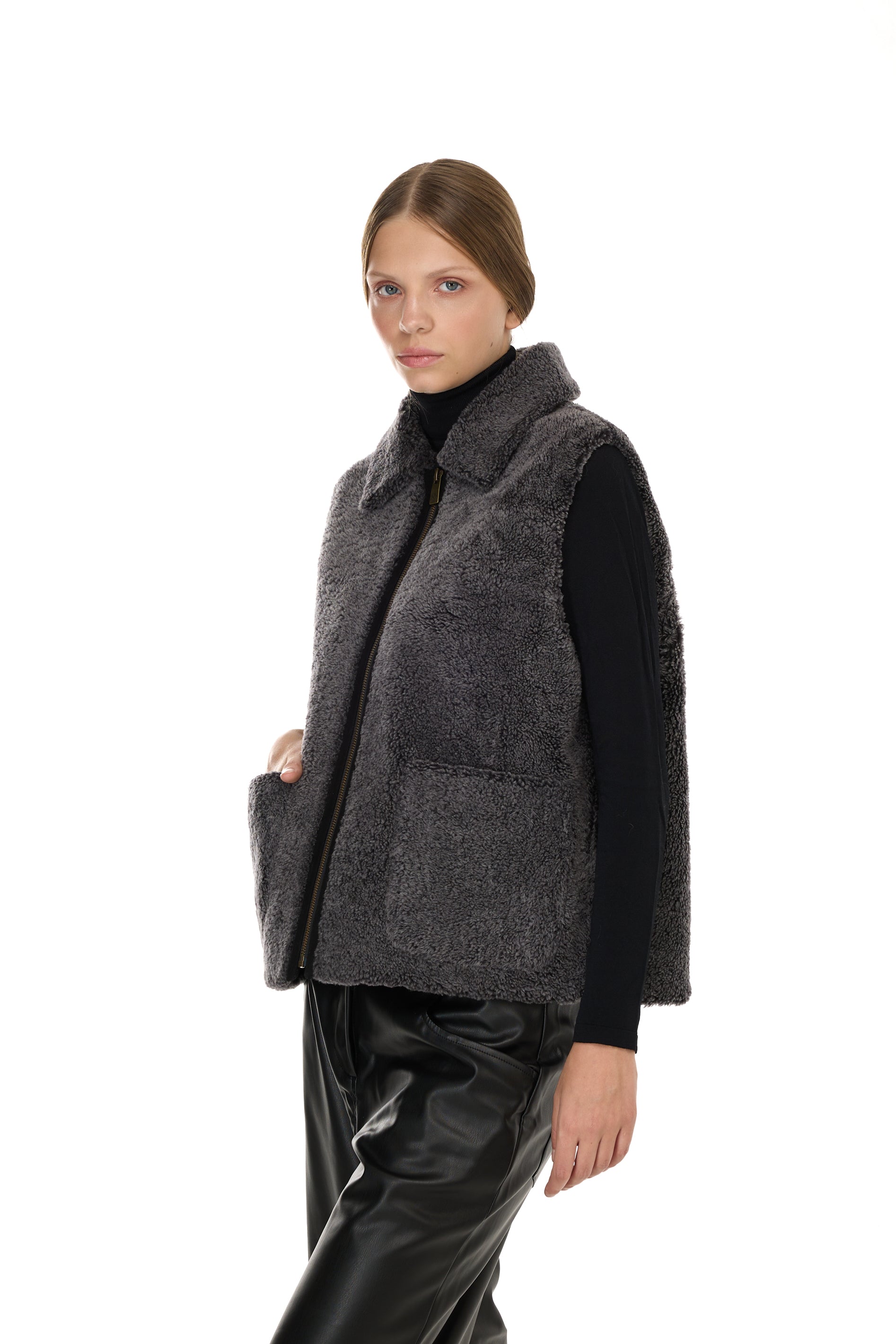 Lamb Gray Merino vest