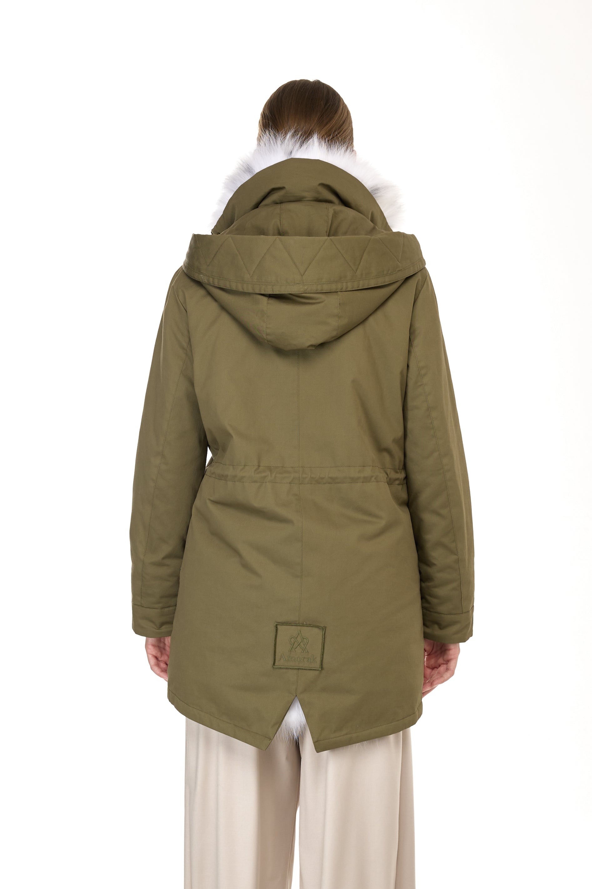 Eleganter FOX LINX Parka mit hohem Kragen und abnehmbarer Fellweste