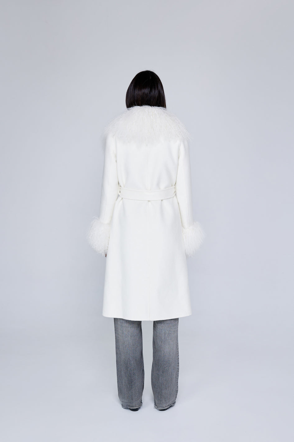 Mantel in Misto Cashmere Mongolia Creme