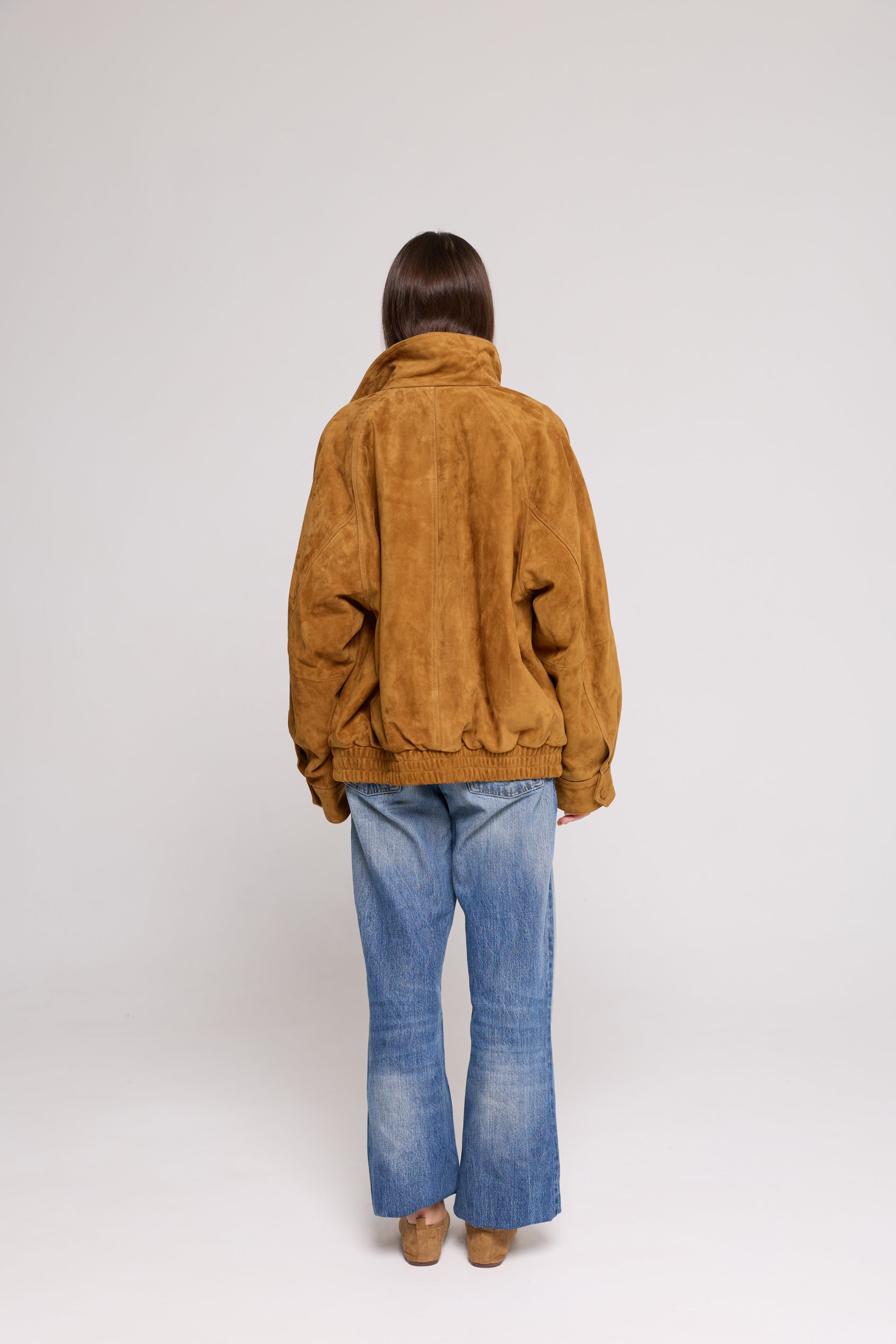 Bomber Over in SUEDE