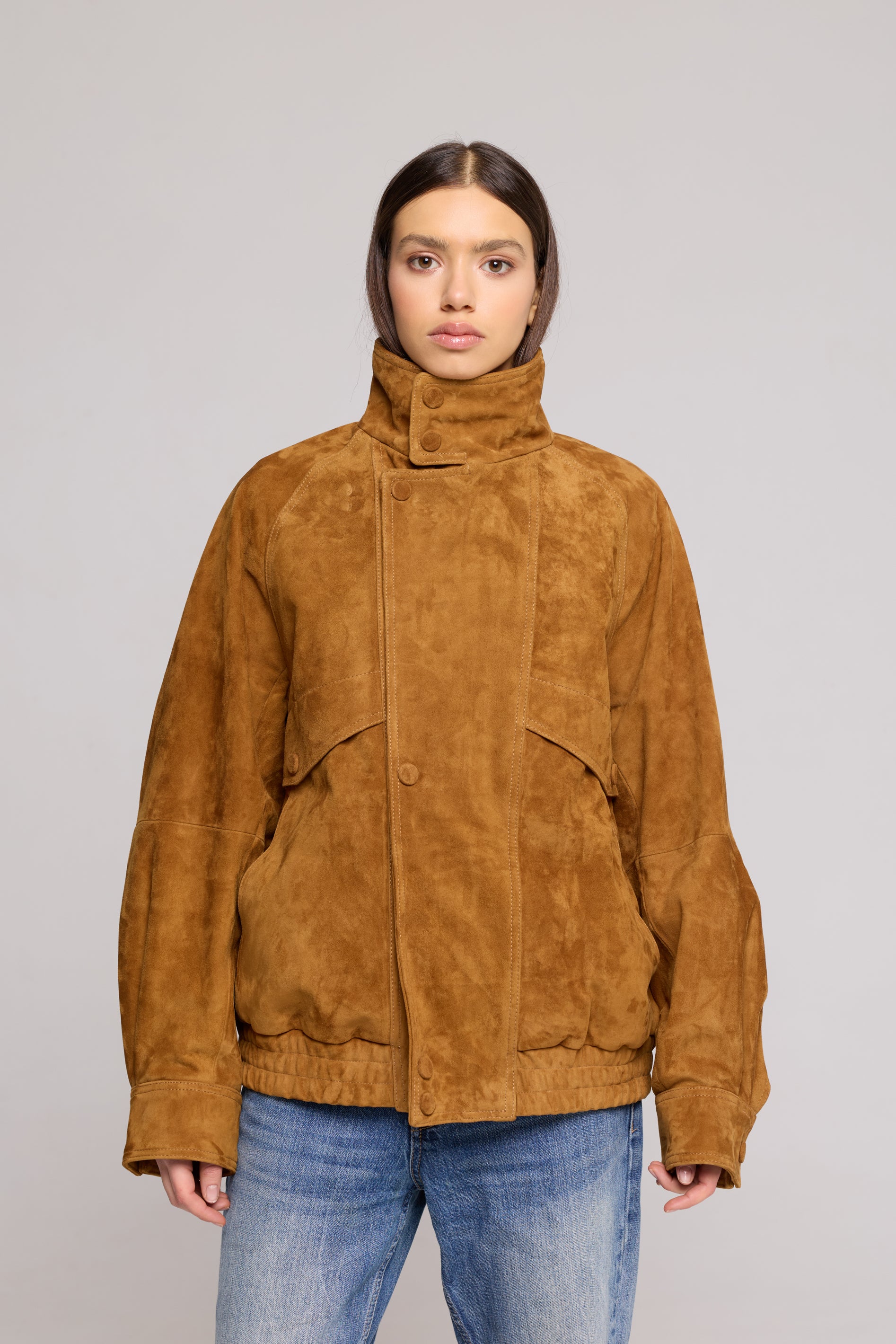 Bomber Over in SUEDE