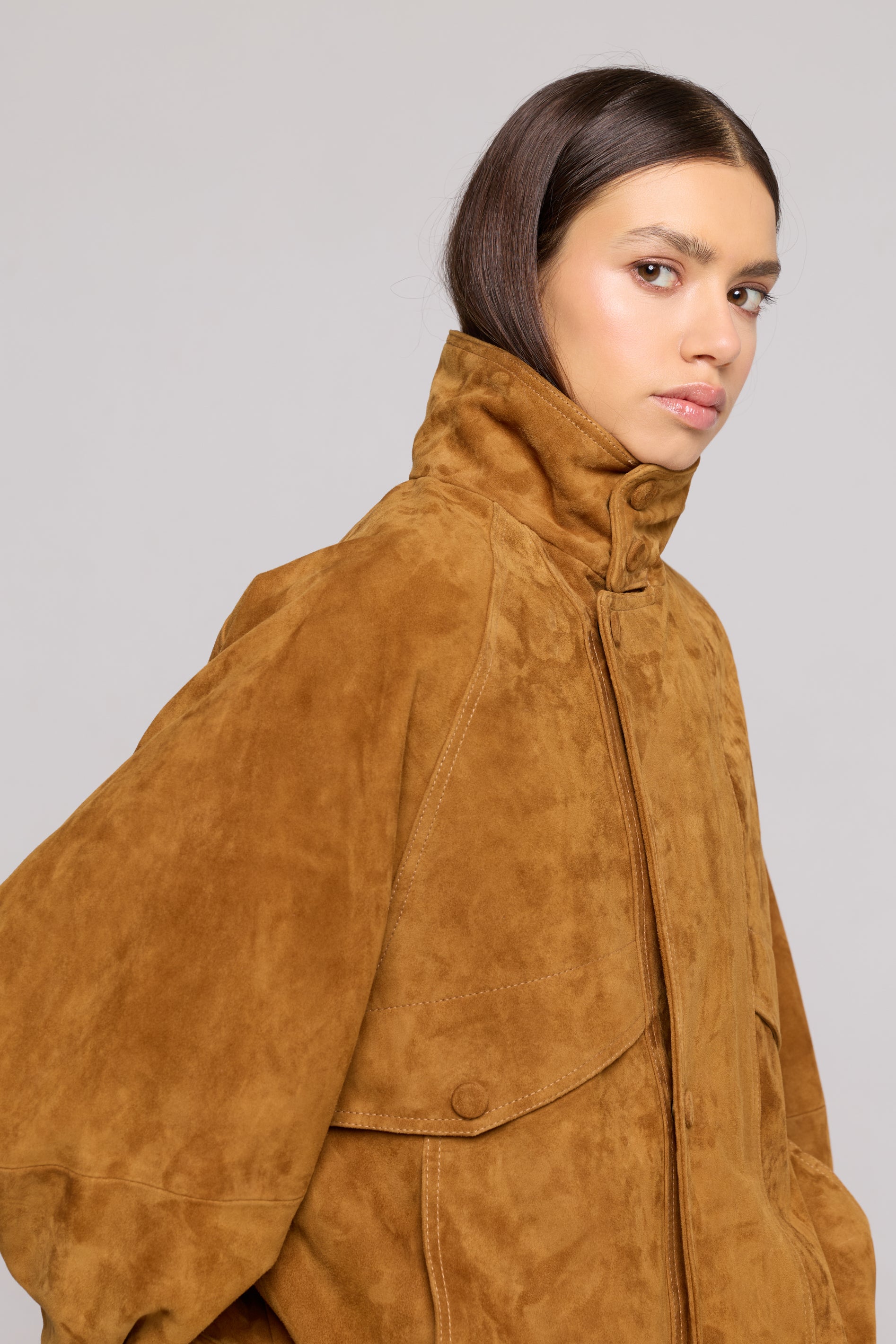 Bomber Over in SUEDE