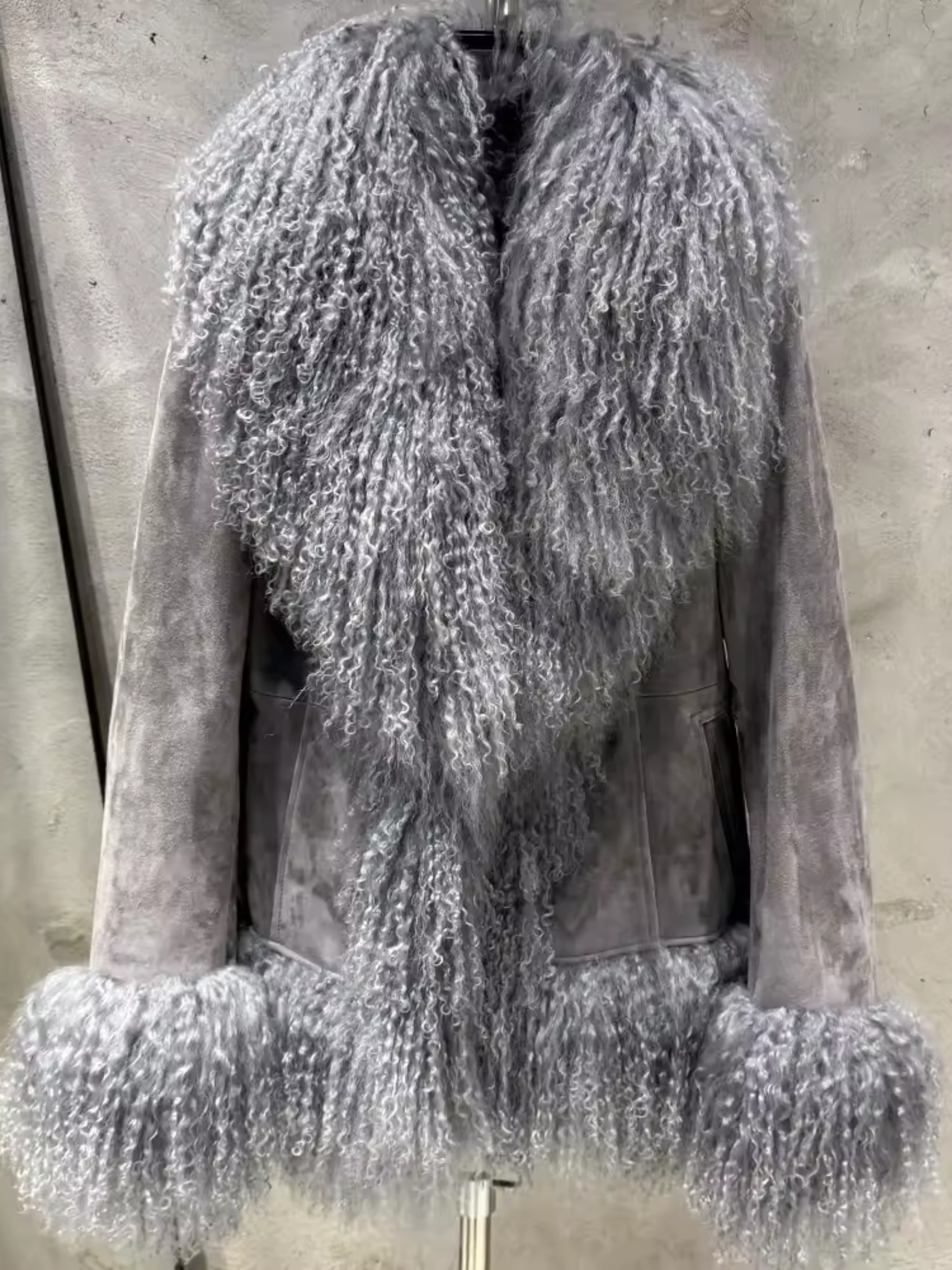 Mongolei Wildlederjacke